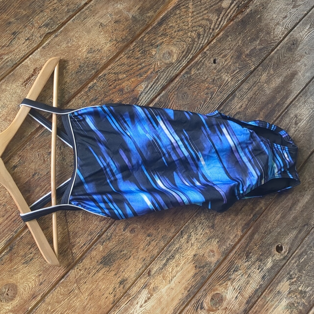 Speedo suit blue Black 10 /36